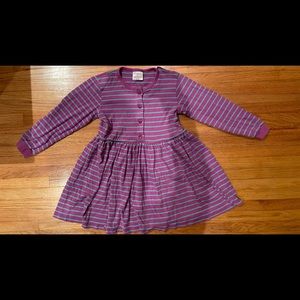 Girl’s Purple & Blue striped Hanna Anderson Dress